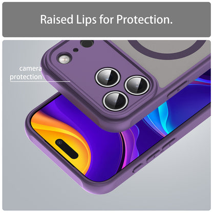 Coque MagSafe pour Apple iPhone 18 Pro Max / 17 Pro Max, Techsuit, HaloFrost II, Violet
