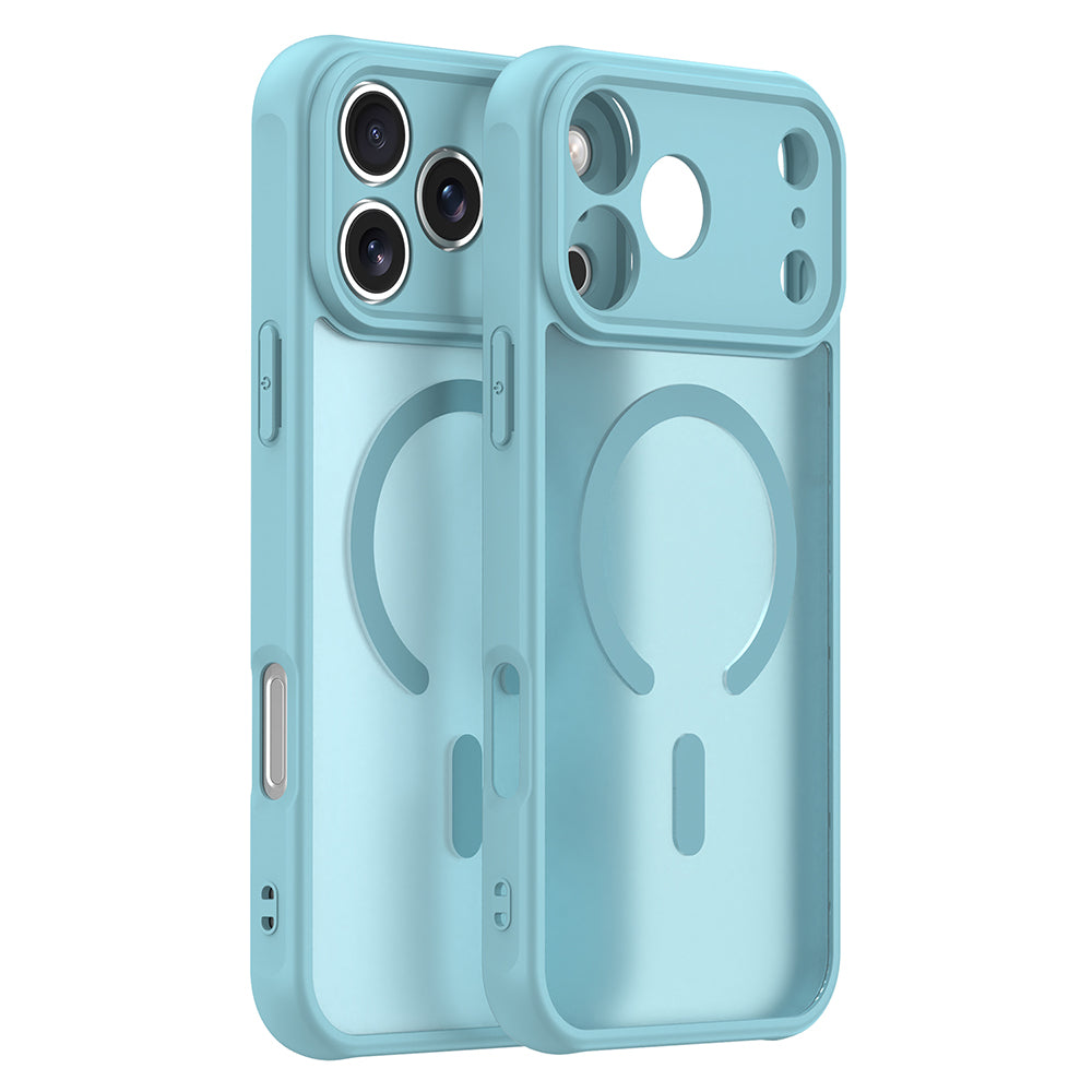 Coque MagSafe pour Apple iPhone 18 Pro Max / 17 Pro Max, Techsuit, HaloFrost II, Vert Clair