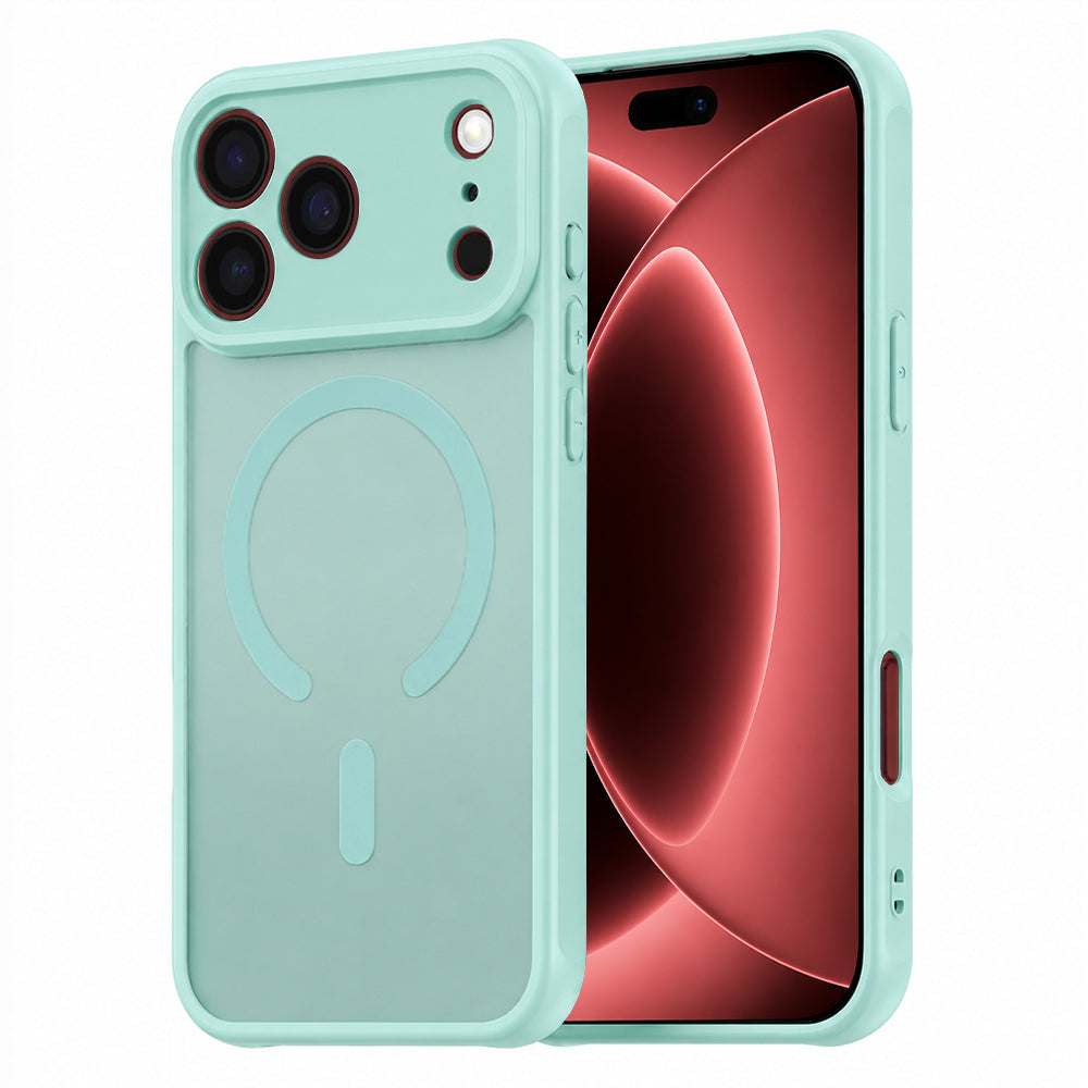 Coque MagSafe pour Apple iPhone 18 Pro Max / 17 Pro Max, Techsuit, HaloFrost II, Vert Clair