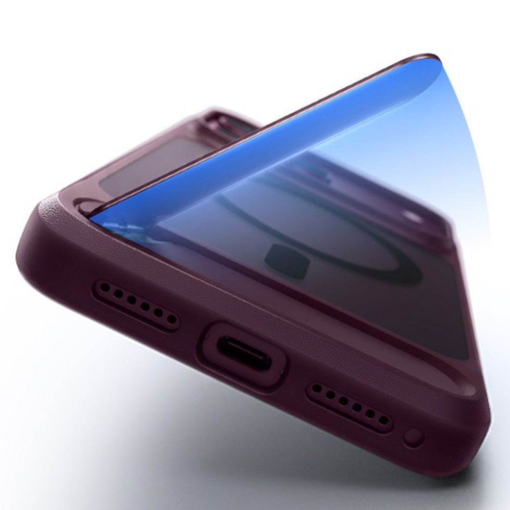 Custodia MagSafe per Apple iPhone 18 Pro Max / 17 Pro Max, Torras, Ostand L1 Guardian, Viola