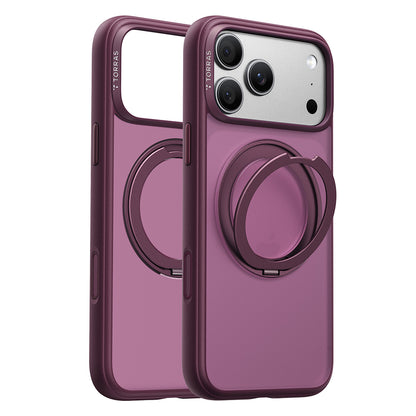 Custodia MagSafe per Apple iPhone 18 Pro Max / 17 Pro Max, Torras, Ostand O1 Guardian, Viola