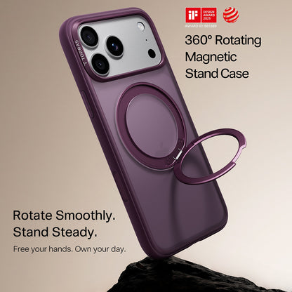 Custodia MagSafe per Apple iPhone 18 Pro Max / 17 Pro Max, Torras, Ostand O1 Guardian, Viola