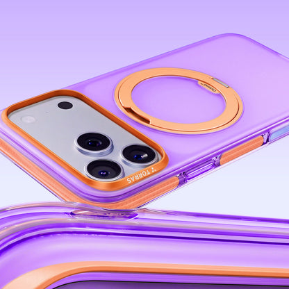 Coque MagSafe pour Apple iPhone 18 Pro Max / 17 Pro Max, Torras, Ostand O3 Hue, Violet