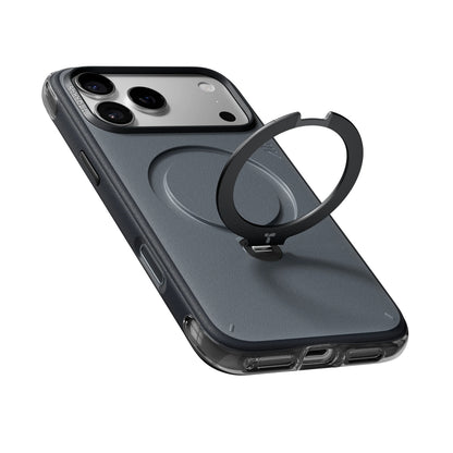 Custodia MagSafe per Apple iPhone 18 Pro Max / 17 Pro Max, Torras, Ostand Q3 Air Essential, Viola