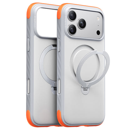 Custodia MagSafe per Apple iPhone 18 Pro Max / 17 Pro Max, Torras, Ostand Q3 Rugged, Bianca