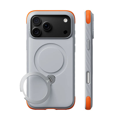 Custodia MagSafe per Apple iPhone 18 Pro Max / 17 Pro Max, Torras, Ostand Q3 Rugged, Bianca