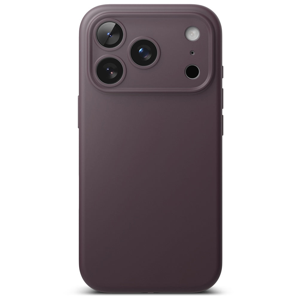 Custodia MagSafe per Apple iPhone 18 Pro, Ringke, silicone, bordeaux scuro
