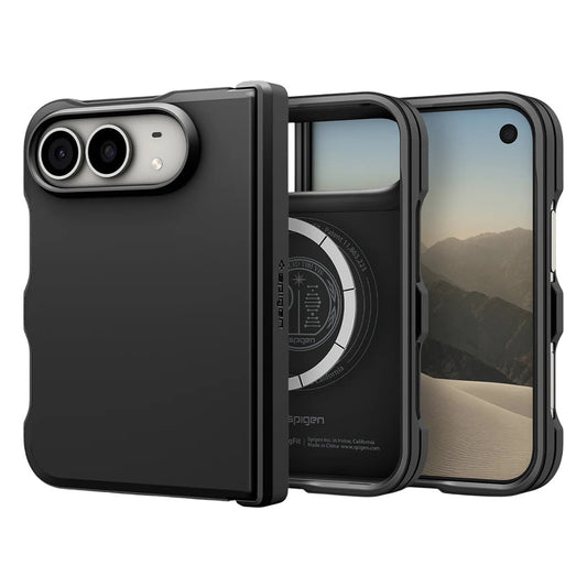 Coque MagSafe pour Apple iPhone Duo, Spigen, Tough Armor Pro, Noire ACS11690