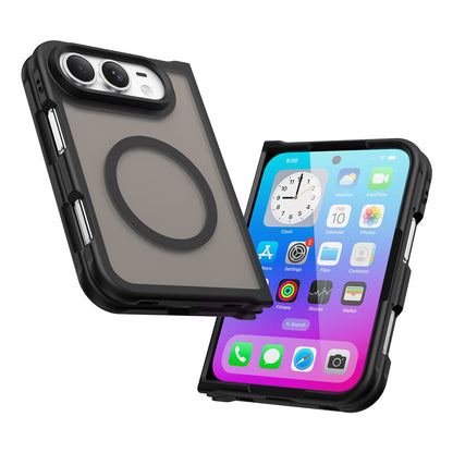 Custodia MagSafe per Apple iPhone Duo, Techsuit, HaloFrost II, Nera