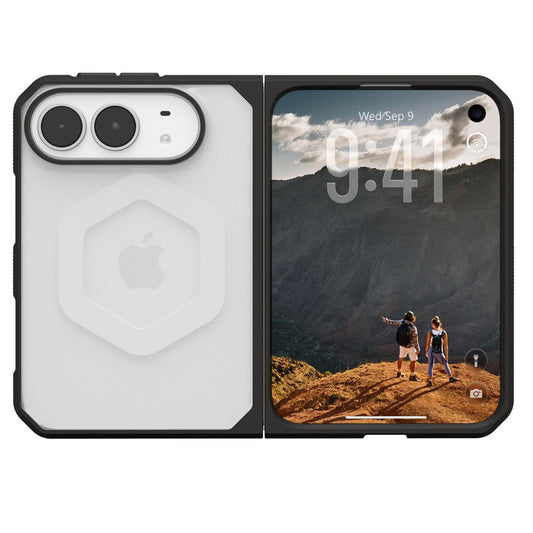 Coque MagSafe pour Apple iPhone Duo, Urban Armor Gear, Mouve, Transparente