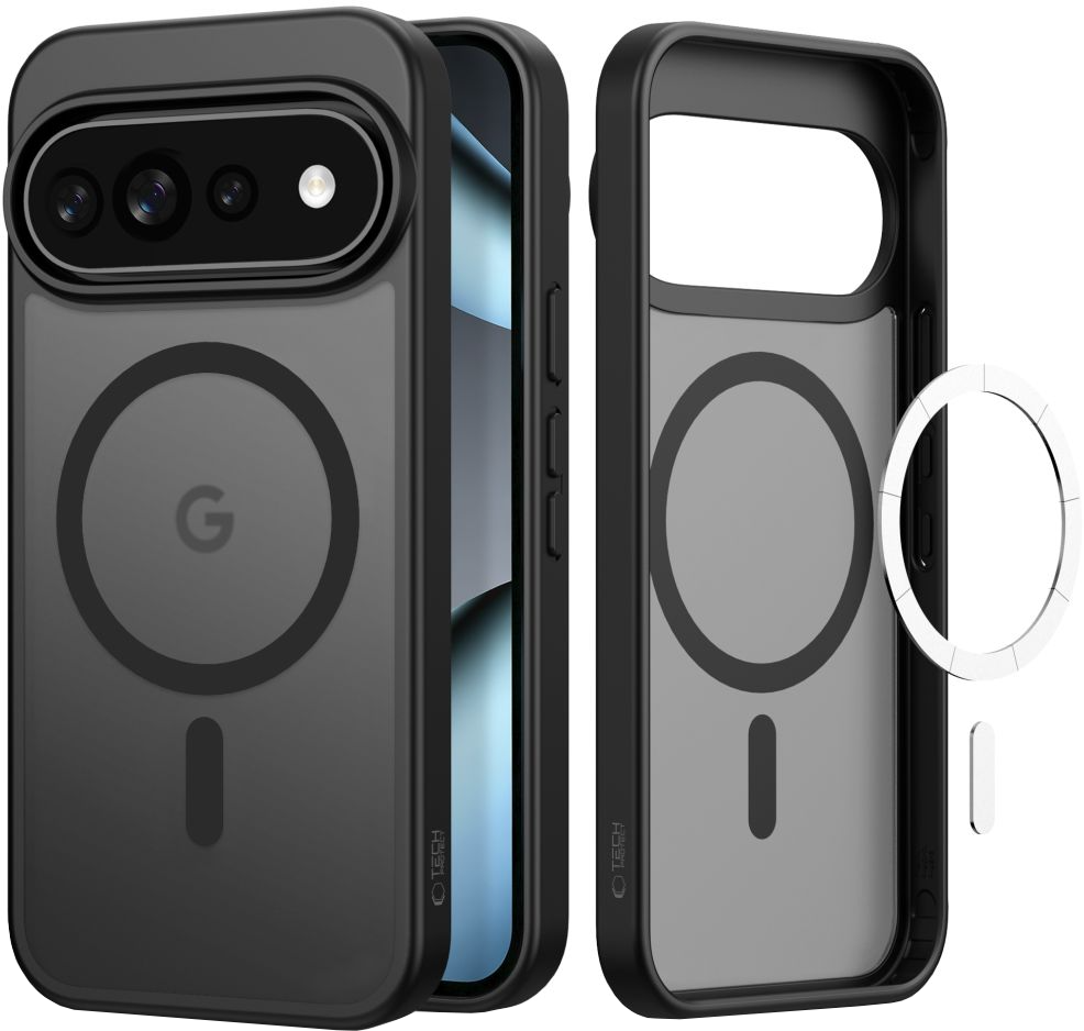 MagSafe-Hülle für Google Pixel 11 Pro XL / 10 Pro XL / 9 Pro XL, Tech-Protect, Magmat, Matt Schwarz