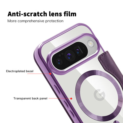 Custodia MagSafe per Google Pixel 10 Pro / 10, Techsuit, SmartMag Book, Viola