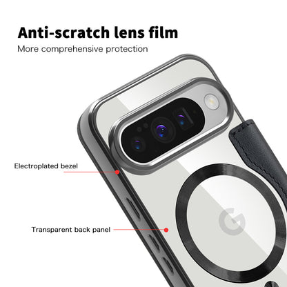 Custodia MagSafe per Google Pixel 10 Pro / 10, Techsuit, SmartMag Book, Nera