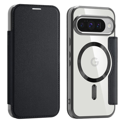 Custodia MagSafe per Google Pixel 10 Pro / 10, Techsuit, SmartMag Book, Nera
