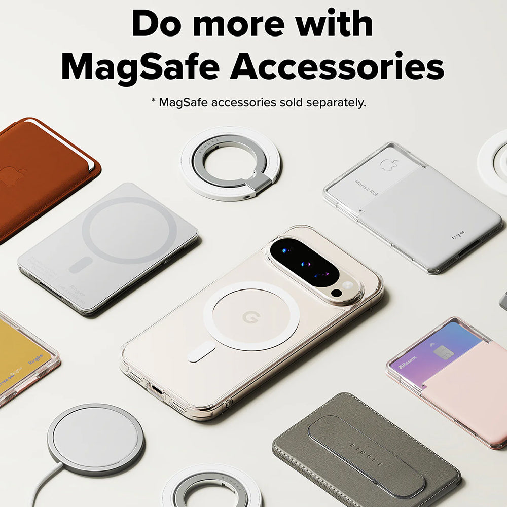 Custodia MagSafe per Google Pixel 10 Pro / 10, Ringke, Fusion, Trasparente