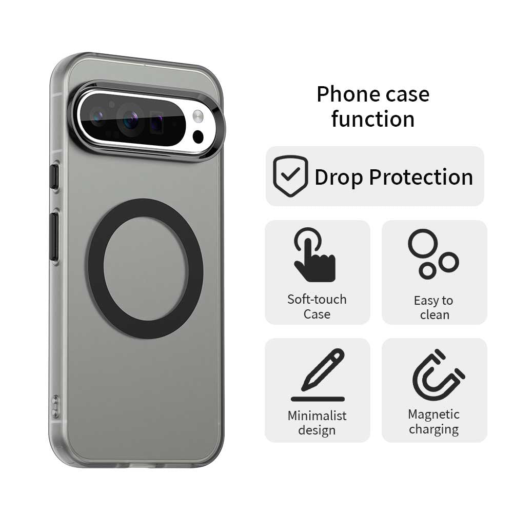 Custodia MagSafe per Google Pixel 10 Pro / 10, Techsuit, CandyCase, Nera