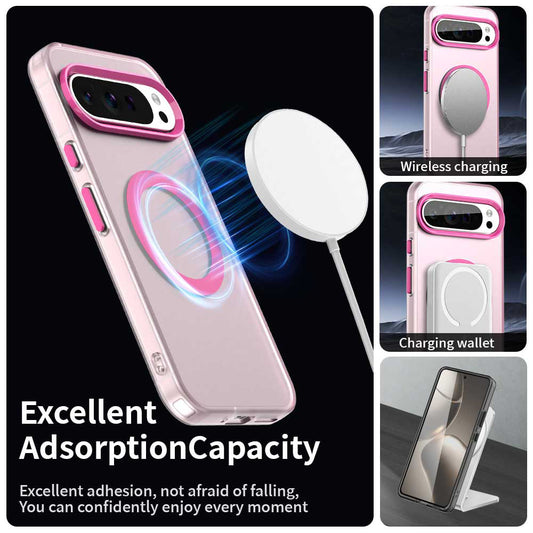 Custodia MagSafe per Google Pixel 10 Pro / 10, Techsuit, CandyCase, Rosa
