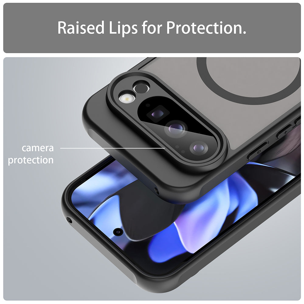 Custodia MagSafe per Google Pixel 10 Pro, Techsuit, HaloFrost II, Nera