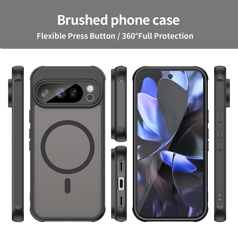 Custodia MagSafe per Google Pixel 10 Pro, Techsuit, HaloFrost II, Nera