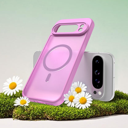 Coque MagSafe pour Google Pixel 10 Pro, Techsuit, HaloFrost II, Rose