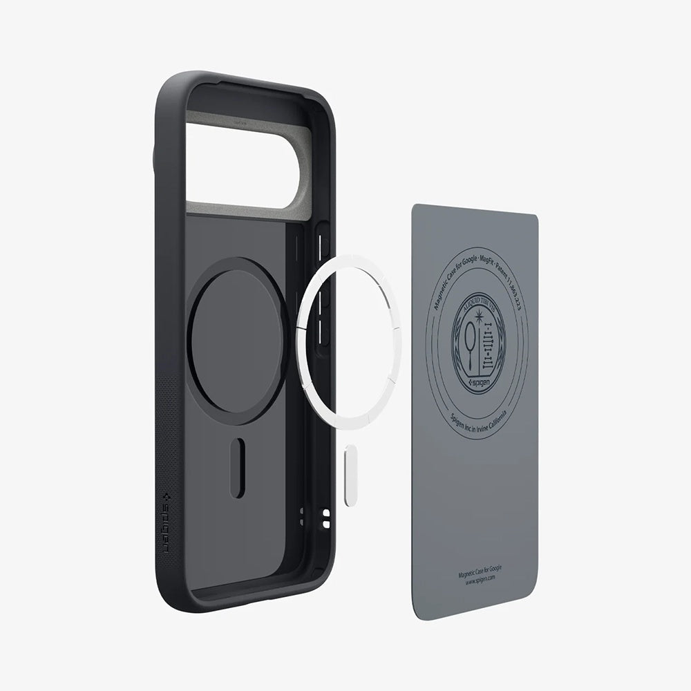 Custodia MagSafe per Google Pixel 10 Pro XL, Spigen, Caseology Nano Pop, Nera ACS09736