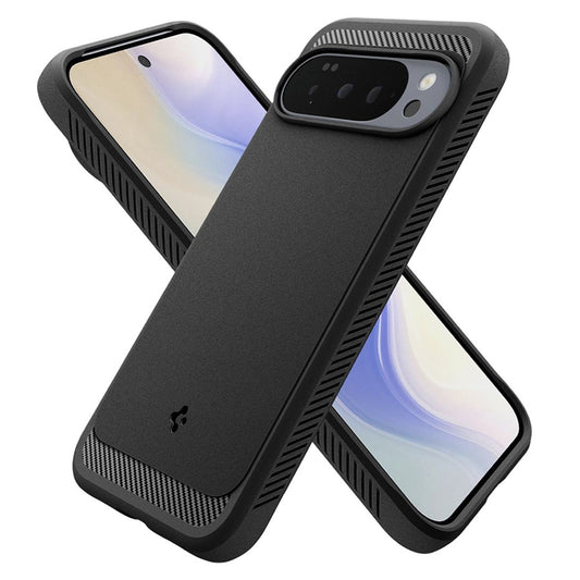 MagSafe Hülle für Google Pixel 10 Pro XL, Spigen, Rugged Armor, Mattschwarz ACS09721