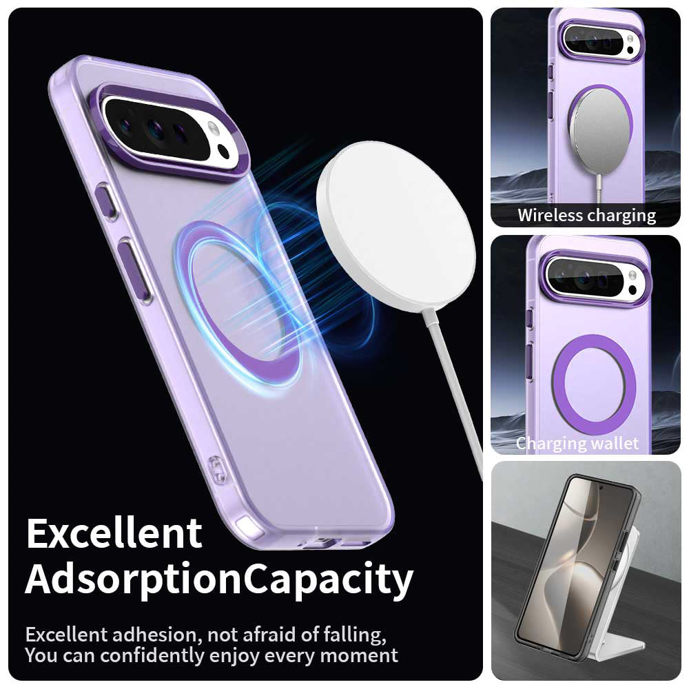 Custodia MagSafe per Google Pixel 10 Pro XL, Techsuit, CandyCase, Viola