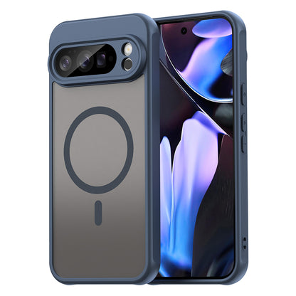 Custodia MagSafe per Google Pixel 10 Pro XL, Techsuit, HaloFrost II, Blu Navy