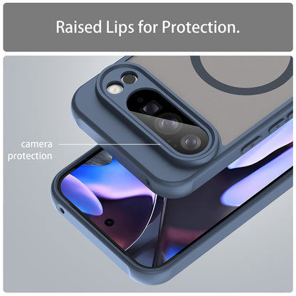 Custodia MagSafe per Google Pixel 10 Pro XL, Techsuit, HaloFrost II, Blu Navy