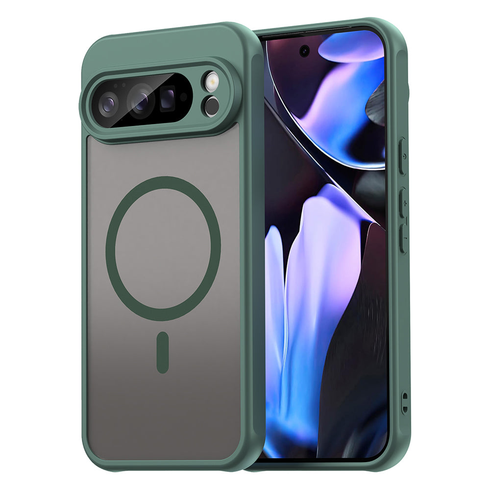 Coque MagSafe pour Google Pixel 10 Pro XL, Techsuit, HaloFrost II, Vert