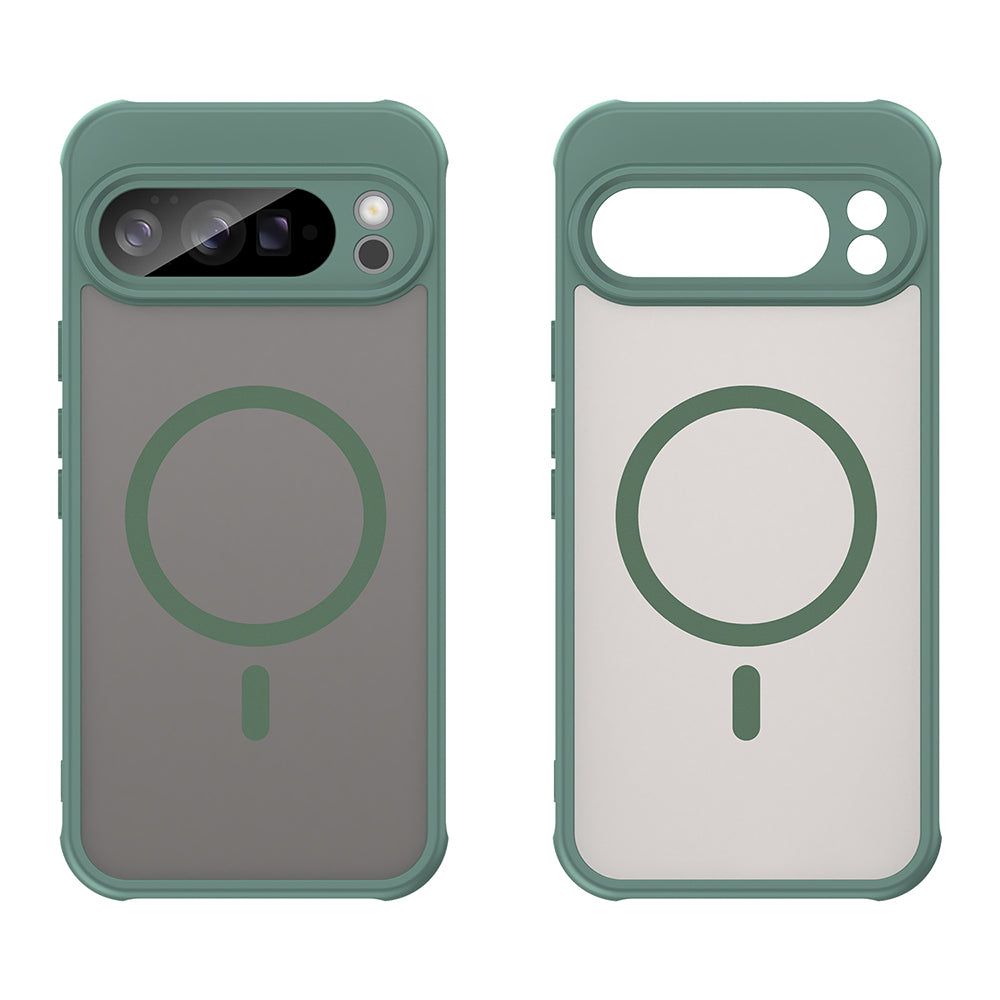 Coque MagSafe pour Google Pixel 10 Pro XL, Techsuit, HaloFrost II, Vert