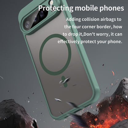 Coque MagSafe pour Google Pixel 10 Pro XL, Techsuit, HaloFrost II, Vert