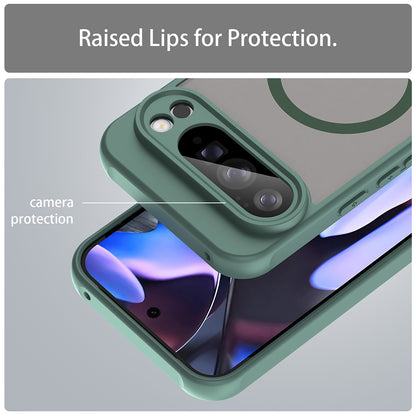 Coque MagSafe pour Google Pixel 10 Pro XL, Techsuit, HaloFrost II, Vert