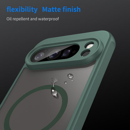 Coque MagSafe pour Google Pixel 10 Pro XL, Techsuit, HaloFrost II, Vert