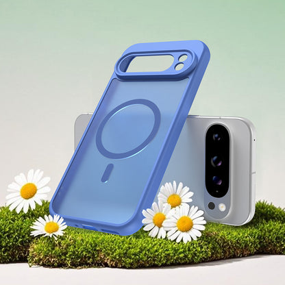 Coque MagSafe pour Google Pixel 10, Techsuit, HaloFrost II, Bleue