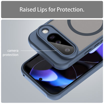 Custodia MagSafe per Google Pixel 10, Techsuit, HaloFrost II, Blu Navy