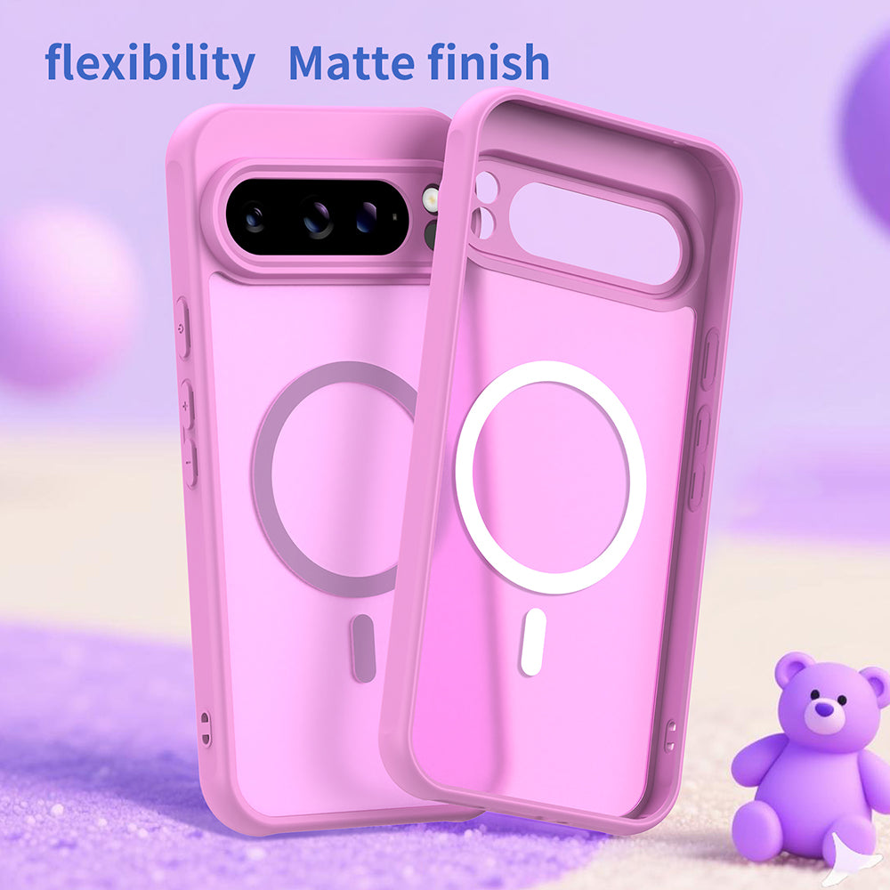 MagSafe Case for Google Pixel 10, Techsuit, HaloFrost II, Pink