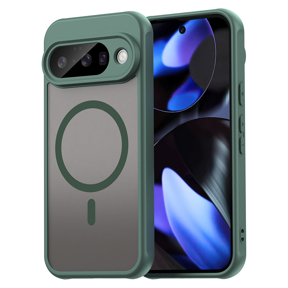 Coque MagSafe pour Google Pixel 10, Techsuit, HaloFrost II, Vert