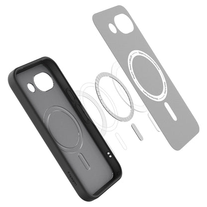 MagSafe Hülle für Google Pixel 10a, Spigen, Ultra Hybrid, Satinschwarz ACS11278
