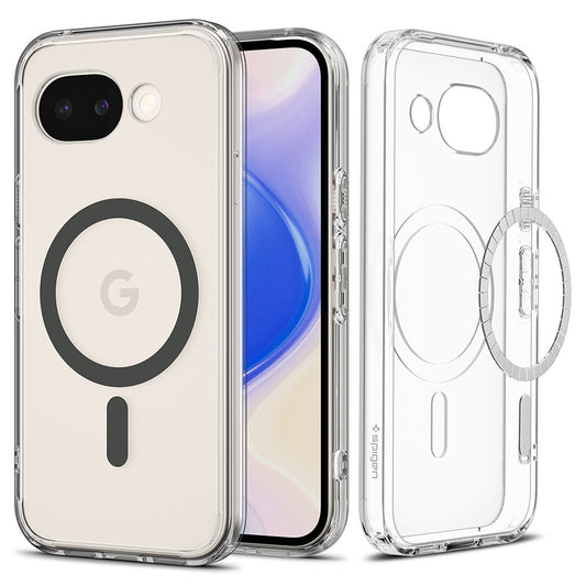 Coque MagSafe pour Google Pixel 10a, Spigen, Ultra Hybrid, Gris Transparent ACS11277