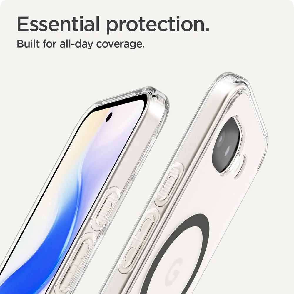MagSafe Hülle für Google Pixel 10a, Spigen, Ultra Hybrid, Transparent Grau ACS11277