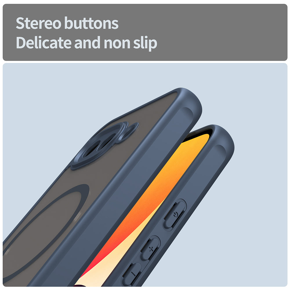 Custodia MagSafe per Google Pixel 10a, Techsuit, HaloFrost II, Blu Navy