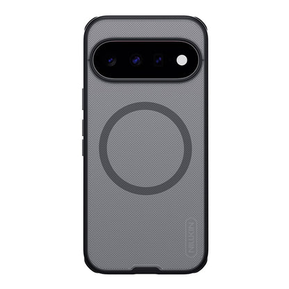 Coque MagSafe pour Google Pixel 11, Nillkin, Super Shield Pro, noire transparente satinée