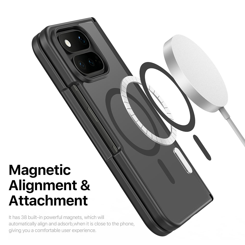 Coque MagSafe pour Google Pixel 11 Pro Fold, DUX DUCIS, Yind, Rose Clair