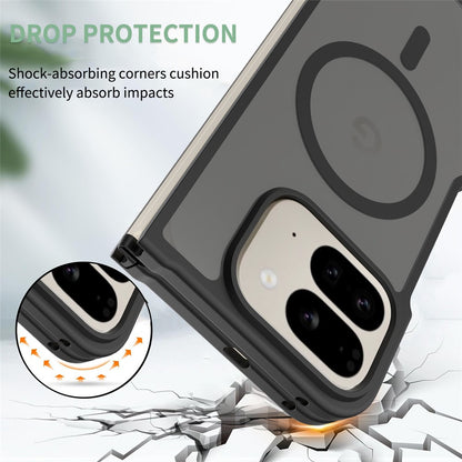 Coque MagSafe pour Google Pixel 11 Pro Fold, Techsuit, PureFrost, Noir Satiné