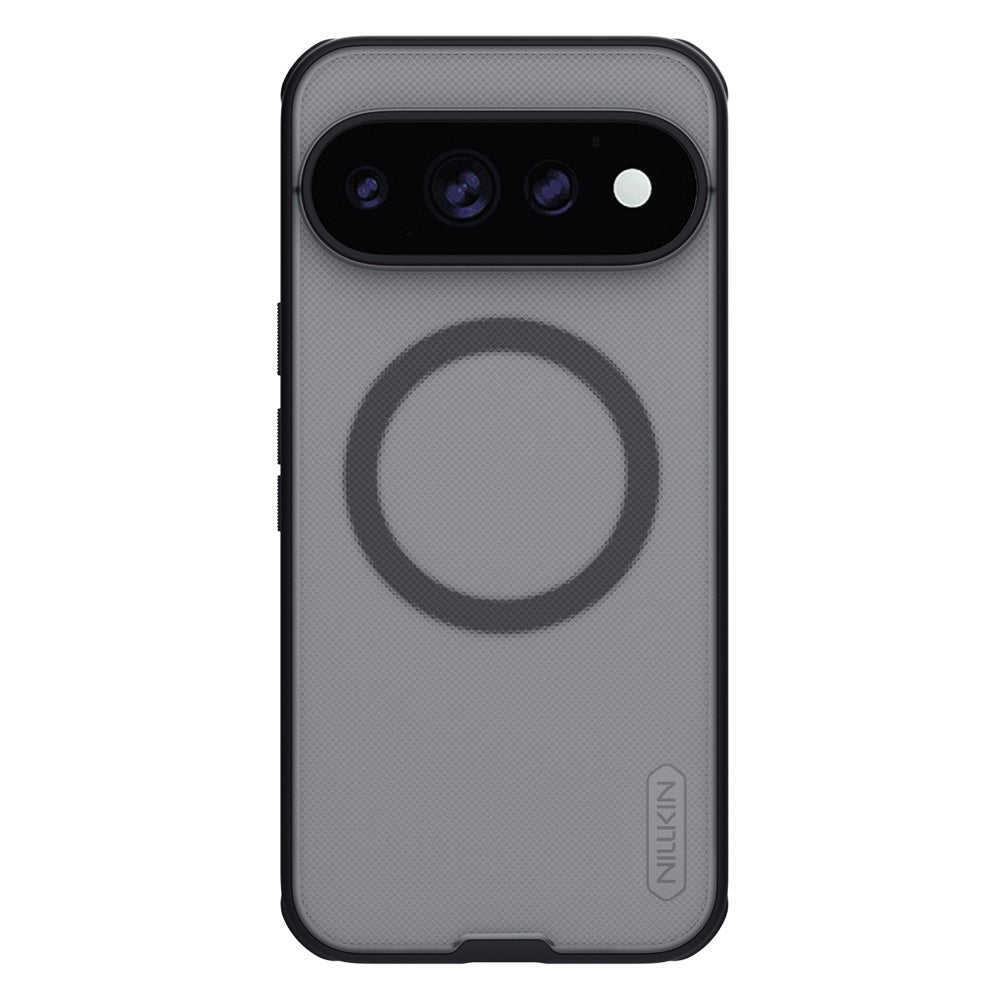 Coque MagSafe pour Google Pixel 11 Pro, Nillkin, Super Shield Pro, noire transparente satinée