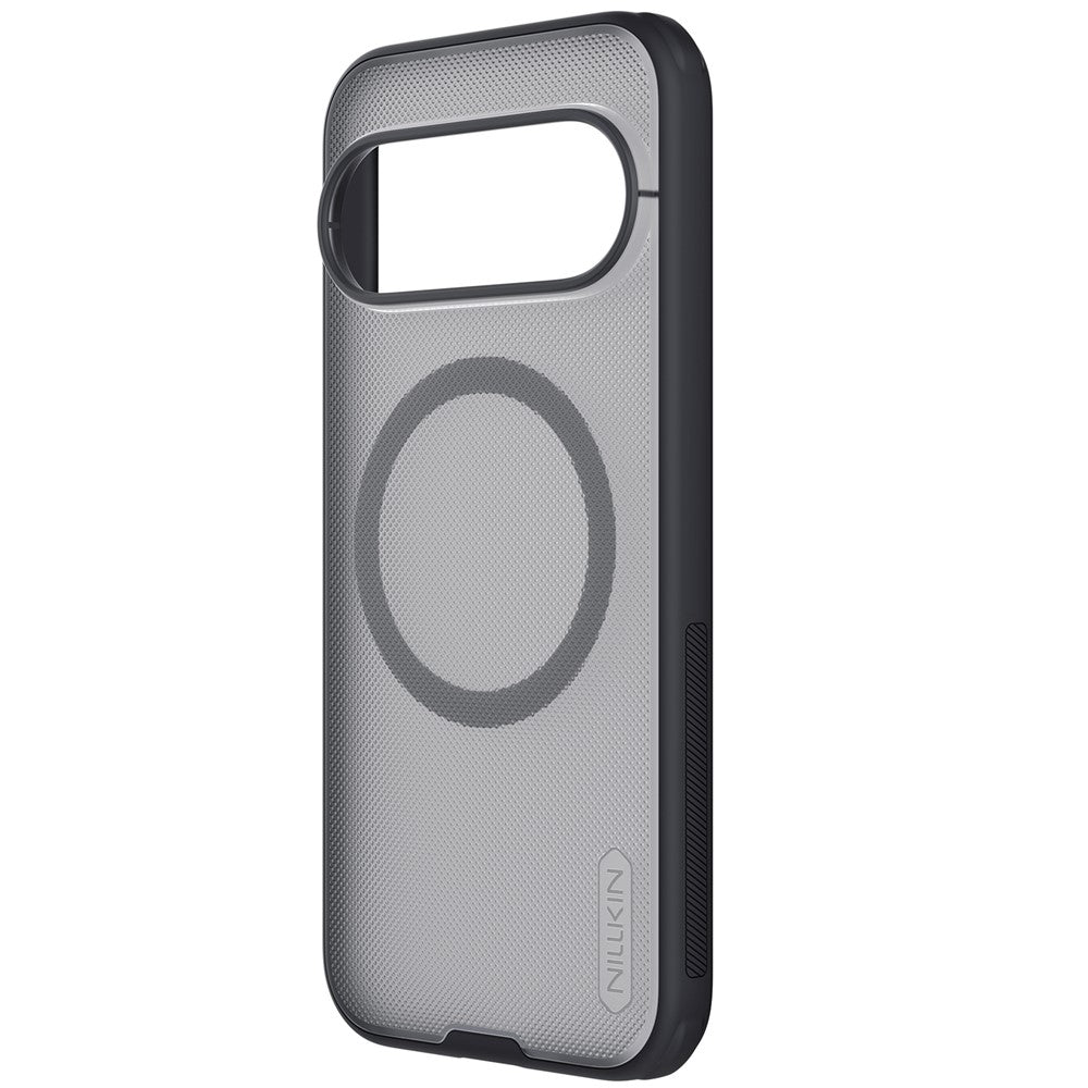Coque MagSafe pour Google Pixel 11 Pro, Nillkin, Super Shield Pro, noire transparente satinée