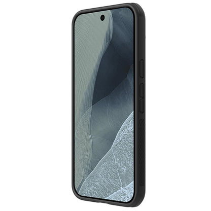 Coque MagSafe pour Google Pixel 11 Pro, Nillkin, Super Shield Pro, noire transparente satinée