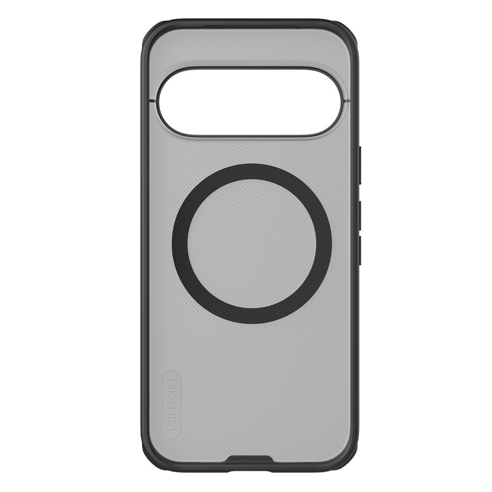Coque MagSafe pour Google Pixel 11 Pro, Nillkin, Super Shield Pro, noire transparente satinée