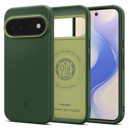 Coque MagSafe pour Google Pixel 11 Pro, Spigen, Caseology Nano Pop, Vert ACS11436